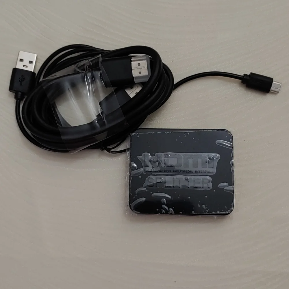 HDMI 4K Splitter 1 in 2 out New